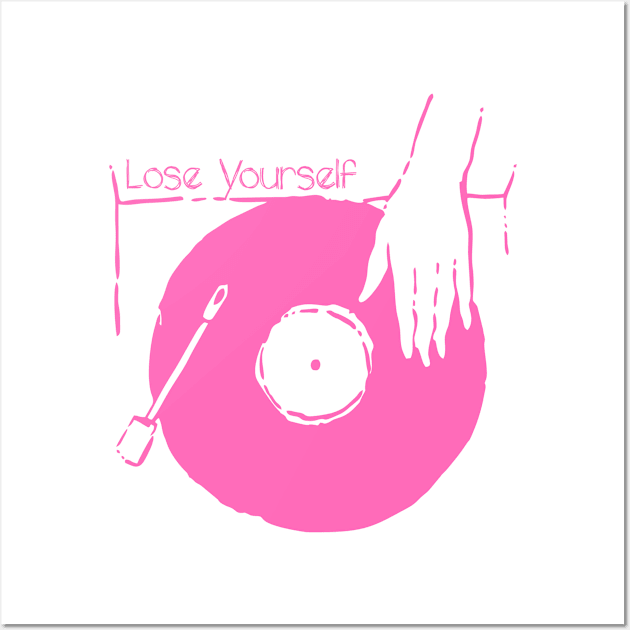 Put Your Vinyl - Lose Yourself Wall Art by earthlover